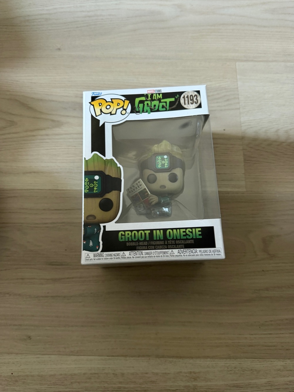 Funko Groot in Onesie Pop! Figure - Green and Brown